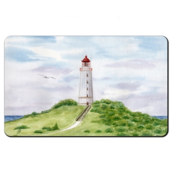 Frühstücksbrettchen Brettchen Aquarell Maritim Kunst Druck Kunstdruck Ostsee Leuchtturm  Dornbusch Hiddensee Rügen