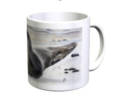 Cup Coffee Cup Mug Lucky Seal DK10