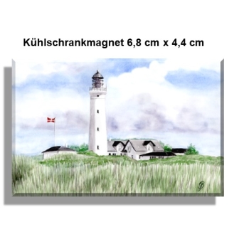 Fridge magnet Watercolor Maritime Art Print Art Print North Sea Denmark Danmark Blåvand Blavand  dunes lighthouseFridge magnet Watercolor Maritime Art Print Art Print North Sea Denmark Danmark Hirtshals dunes lighthouse