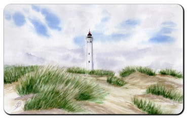 Frühstücksbrettchen Brettchen Leuchtturm Lyngvig in der Düne - DK57