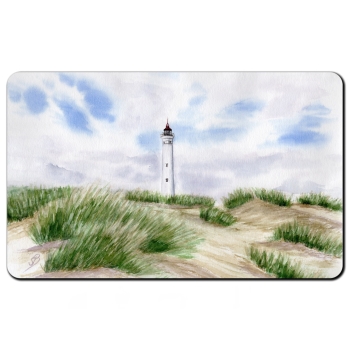 Frühstücksbrettchen Brettchen Leuchtturm Lyngvig in der Düne - DK57
