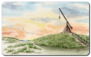 Frühstücksbrettchen Brettchen Leuchtturm  Skagen Sunset Vippefyr DK67