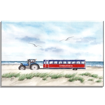 Stretcher frame canvas 30 x 20 cm linen Watercolor Maritime Art Print Art Print North Sea Denmark Danmark Blåvand Blavand  dunes lighthouseStretcher frame canvas 30 x 20 cm linen Watercolor Maritime Art Print Art Print North Sea Denmark Danmark Skagen Gre