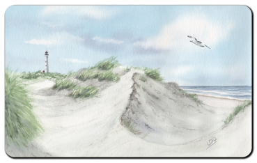 Breakfast board board Lighthouse Lyngvig panorama DK79