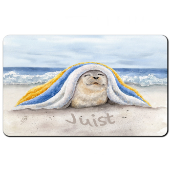 Frühstücksbrettchen Brettchen  - Seehund Decke  - DK83-Juist