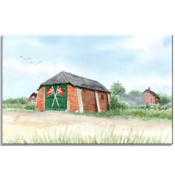 Stretcher frame canvas 30 x 20 cm linen - Danish Rescue Home Nymindegab - DK87