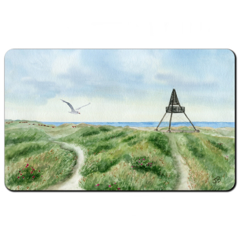 Breakfast Board  Watercolor Maritime Art Print Art Print North Sea Denmark Danmark Skagen Bake - DK95
