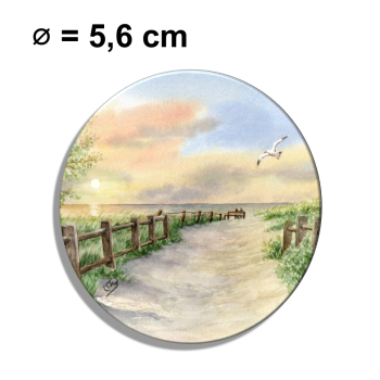 Kühlschrankmagnet m. Flaschenöffner - Strandzugang Dierhagen - Fi2