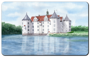 Preview: Frühstücksbrettchen Brettchen - SchLoss Glücksburg Flensburg