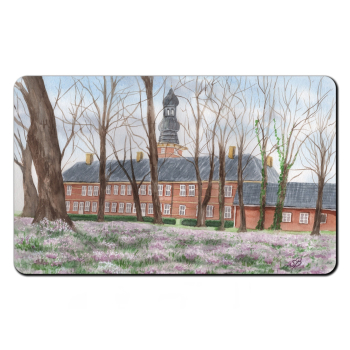 Frühstücksbrettchen Brettchen Aquarell Maritim Kunst Druck Kunstdruck Nordsee Schloss Park - Husum