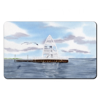Frühstücksbrettchen Brettchen Aquarell Maritim Kunst Druck Kunstdruck Nordsee Juist Seezeichen Zitronenpresse  - Juist 11