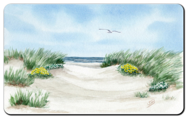 Frühstücksbrettchen Brettchen Strandweg Möwe - L11