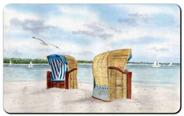 Frühstücksbrettchen Brettchen Laboe Strand Strandkorb - LB1