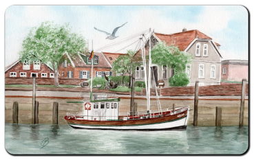 Frühstücksbrettchen Brettchen Fischerboot Neuharlingersiel OFL12