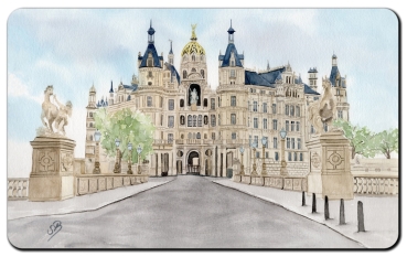 Frühstücksbrettchen Brettchen Schweriner Schloss  - SCH3