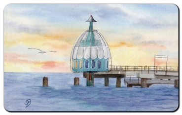 Breakfast board Zingst - Diving bell at sunset - Z2