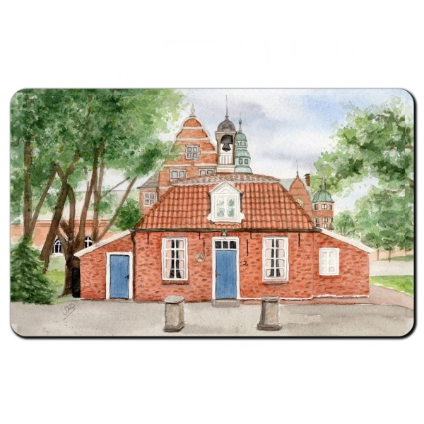 Frühstücksbrettchen Brettchen Aquarell Maritim Kunst Druck Kunstdruck Nordsee Ostfriesland Standesamt Aurich - OFL10