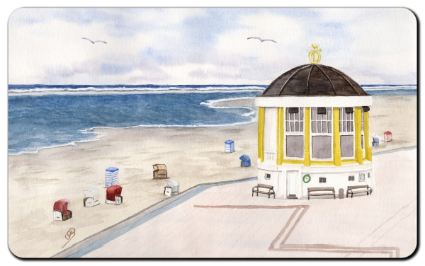 Frühstücksbrettchen Brettchen Pavillon Borkum6