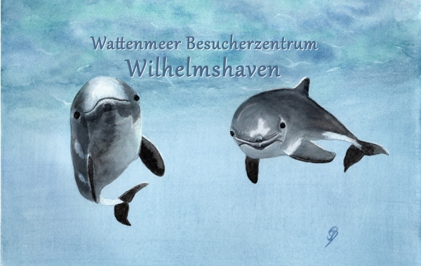 Frühstücksbrettchen Brettchen Schweinswale Schweinswal BO8