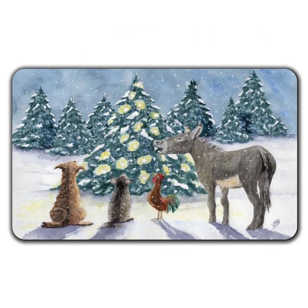 Breakfast board Bremen Town Musicians Christmas - Bremen12