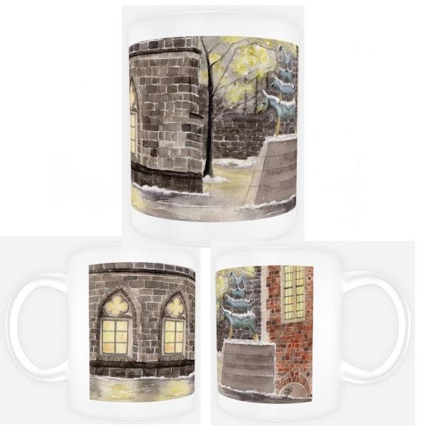 Tasse Becher Kaffeebecher Bremer Stadtmusikanten Weihnachten - Bremen12