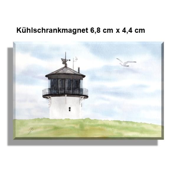 Kühlschrankmagnet Aquarell Maritim Kunst Druck Kunstdruck Nordsee Cuxhaven Leuchtturm Dicke Berta Schafe