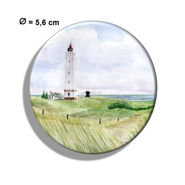 Kühlschrankmagnet m. Flaschenöffner  Blåvand Blavand Weg zum Leuchtturm DK02