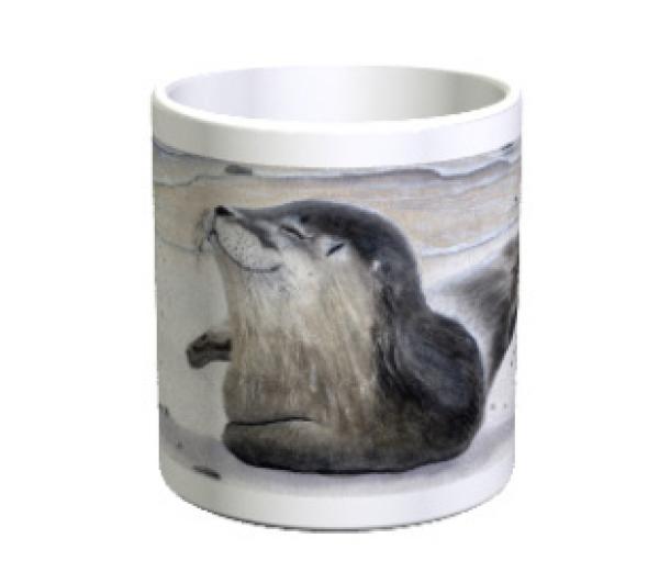 Cup Coffee Cup Mug Lucky Seal DK10