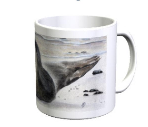 Cup Coffee Cup Mug Lucky Seal DK10