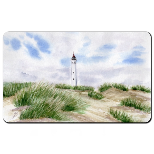 Frühstücksbrettchen Brettchen Leuchtturm Lyngvig in der Düne - DK57
