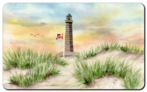 Frühstücksbrettchen Brettchen Leuchtturm  Skagen Sunset DK66