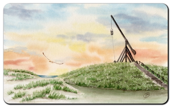 Frühstücksbrettchen Brettchen Leuchtturm  Skagen Sunset Vippefyr DK67