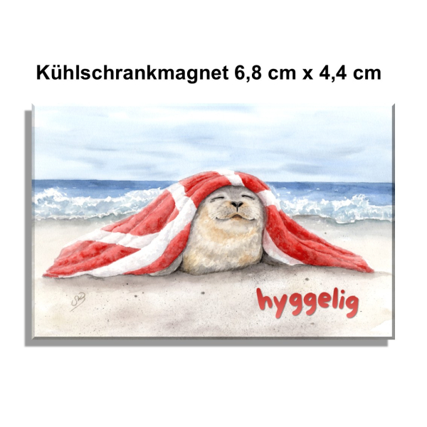 Kühlschrankmagnet Seehund Decke DK83
