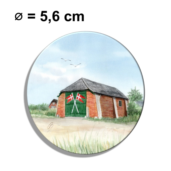 Fridge magnet with bottle opener - Danish Rescue Home Nymindegab - DK87