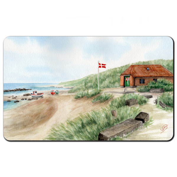 Frühstücksbrettchen Brettchen  Frühstücksbrettchen Brettchen- Rettungshaus am Strand Lønstrup - DK92