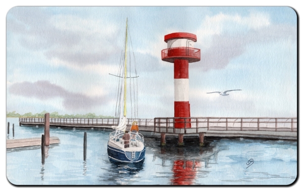 Frühstücksbrettchen Brettchen - Leuchtturm Eckernförde - EKF1