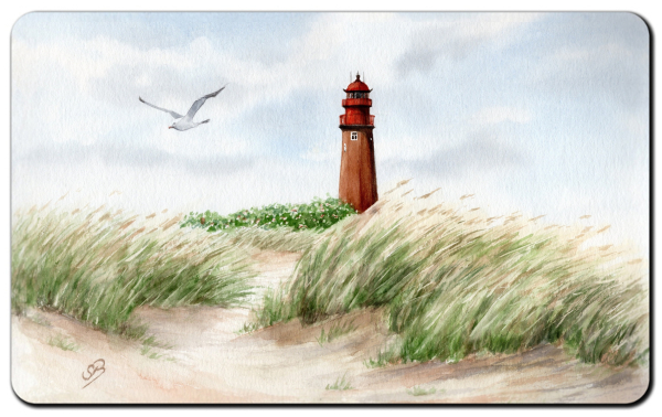 Frühstücksbrettchen Brettchen Fehmarn - Leuchtturm Flügger - FEH1