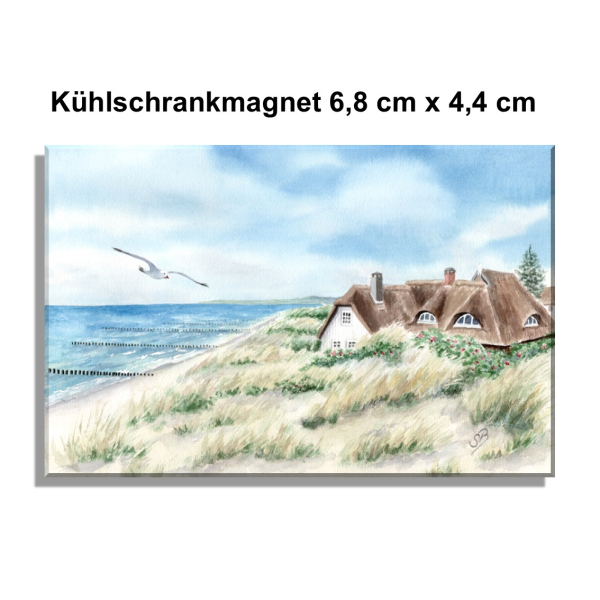 Fridge magnet - House in the Dunes – Fi1