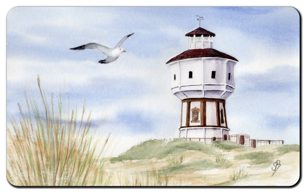 Frühstücksbrettchen Brettchen Wasserturm Langeoog1