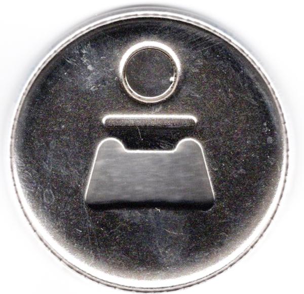 Kühlschrankmagnet m. Flaschenöffner kleiner Seehund DK25