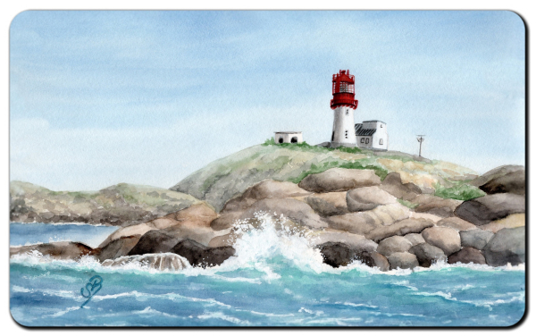 Breakfast board board - Lindesnes Lighthouse Lindesnesfyr Norway - NO17