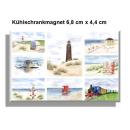 Fridge magnet Borkum Collage 1