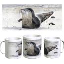 Cup Coffee Cup Mug Lucky Seal DK10