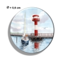 Kühlschrankmagnet m. Flaschenöffner - Leuchtturm Eckernförde - EKF1