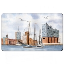 Frühstücksbrettchen Brettchen Hamburg Segelschiff Elbphilharmonie - HH5