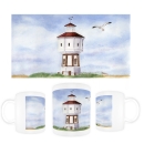 Tasse Becher Kaffeebecher Wasserturm 2 Langeoog10