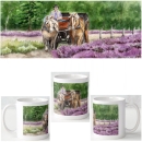 Tasse Becher Kaffeebecher Heide Kutschfahrt LH3