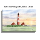 Fridge magnet Lighthouse Westerhever SPO3