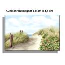 Kühlschrankmagnet Strandweg Sylt16