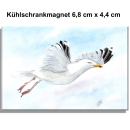 Kühlschrankmagnet Möwe im Flug - T10
